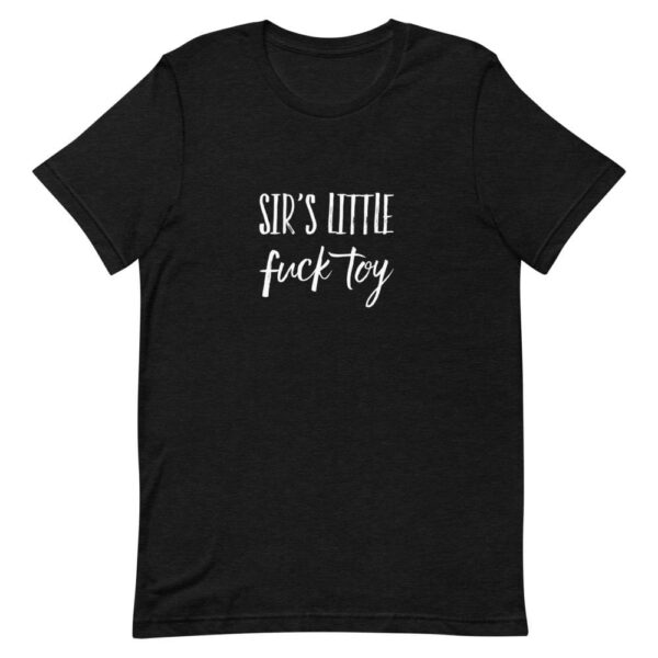 Kinky Cloth Black Heather / XS Sir's Little Fuck Toy White  T-Shirt