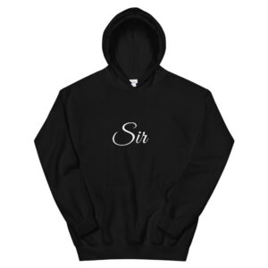 Kinky Cloth Black / S Sir White Hoodie