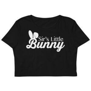 Kinky Cloth XS Sirs Little Bunny white Organic Crop Top