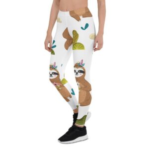 Sloth Forest Leggings | Buy Online | Kinky Cloth