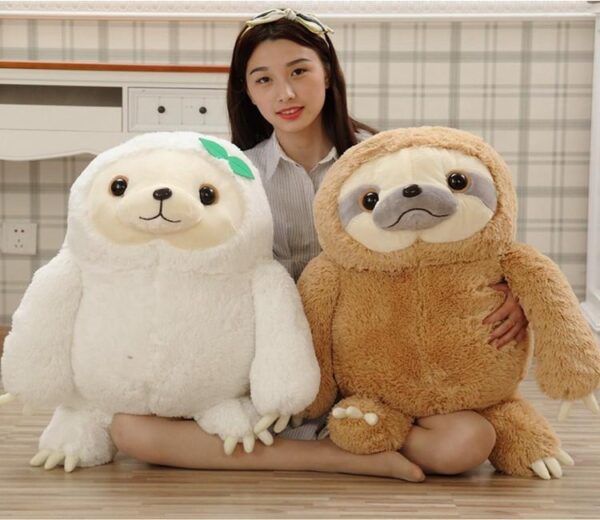 Kinky Cloth stuffed animal 50cm white Sloth Stuffie