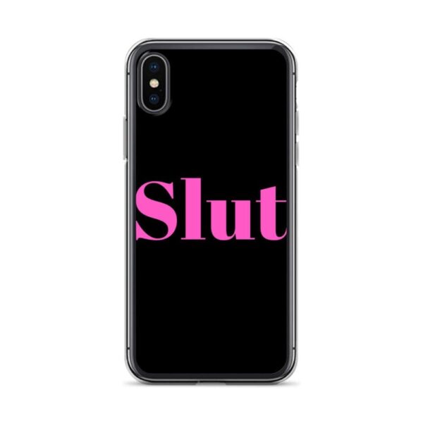 Kinky Cloth iPhone X/XS Slut Pink IPhone Case