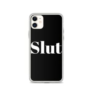 Slut White IPhone Case | Buy Online | Kinky Cloth