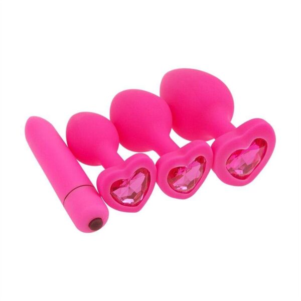 Pink Heart Jeweled Plug | Buy Online | Kinky Cloth