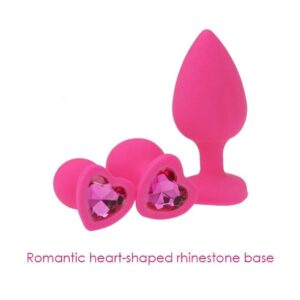 Pink Heart Jeweled Plug | Buy Online | Kinky Cloth