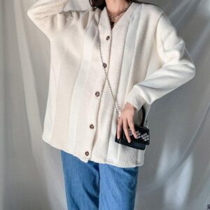 Kinky Cloth 201239907 Solid Loose Plush Cardigan