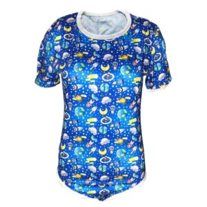 Kinky Cloth Blue Planet / S Space World Onesie