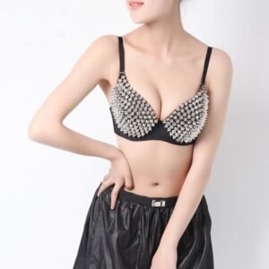 Kinky Cloth Lingerie Spike Studded Bra