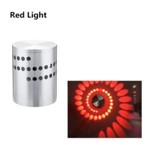 Kinky Cloth Accessories Spiral Hole LED Wall Light