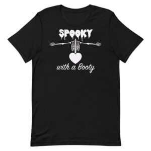 Kinky Cloth Black / XS Spooky With A Booty White T-Shirt