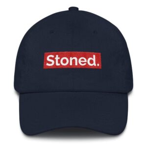 Kinky Cloth Hats Navy Stoned Hat