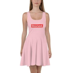 Stoned Skater Dress | Buy Online | Kinky Cloth