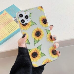 Kinky Cloth 380230 Yellow / For 7 Plus or 8 Plus Sunflower Transparent iPhone Case