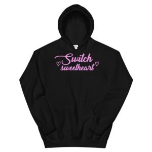 Kinky Cloth Black / S Switch Sweetheart Pink Hoodie