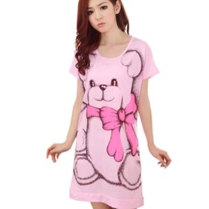 Kinky Cloth gray / M Teddy Bear Nightgown