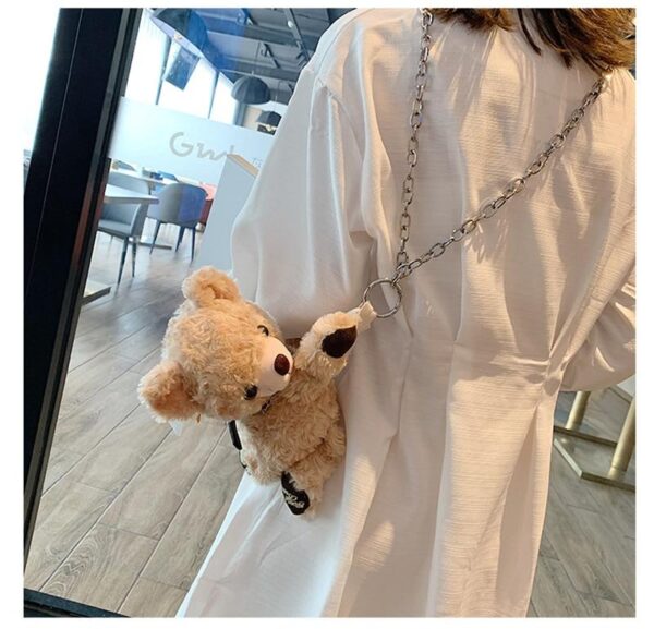 Kinky Cloth 100002856 Teddy Bear Toy Plush Chain Bag