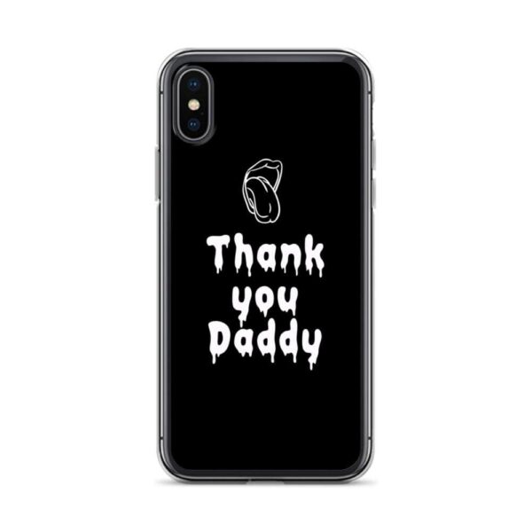 Kinky Cloth iPhone X/XS Thank You Daddy White IPhone Case