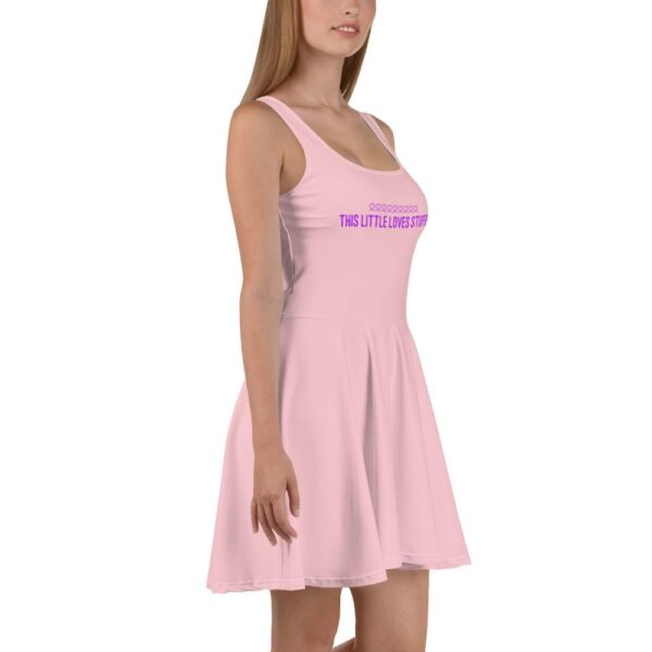 Kinky Cloth This Little Loves Stuffies Violet Skater Dress