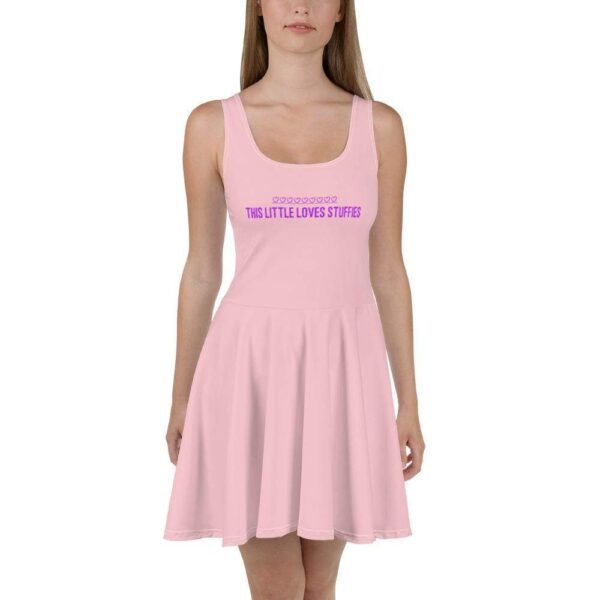 Kinky Cloth XS This Little Loves Stuffies Violet Skater Dress