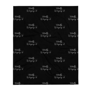 Kinky Cloth Totally Winging It Throw Blanket