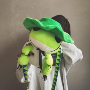 Kinky Cloth 200001420 Travel Frog Anime Plush Backpack