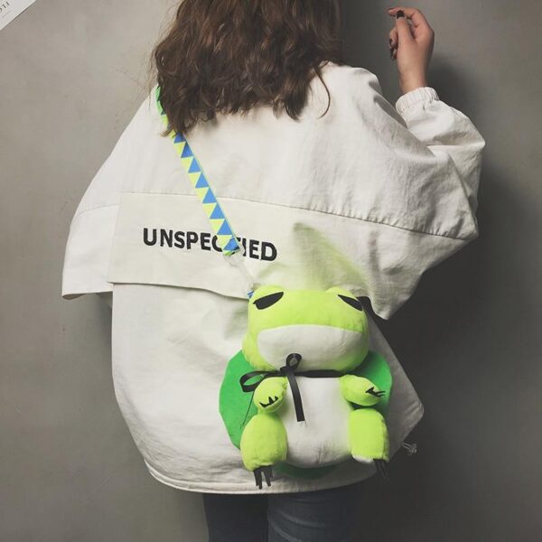 Kinky Cloth 200001420 Travel Frog Anime Plush Backpack