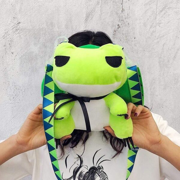 Kinky Cloth 200001420 Travel Frog Anime Plush Backpack