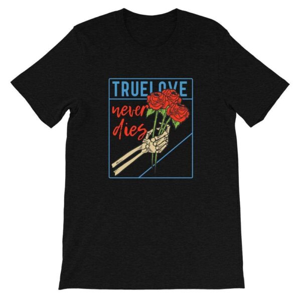 Kinky Cloth Black Heather / XS True Love Never Dies T-Shirt