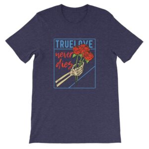 Kinky Cloth Heather Midnight Navy / XS True Love Never Dies T-Shirt