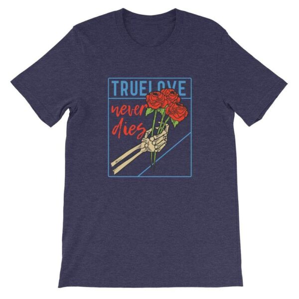 Kinky Cloth Heather Midnight Navy / XS True Love Never Dies T-Shirt