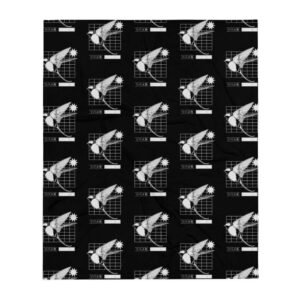 Kinky Cloth Tsubame Tori Bird Throw Blanket