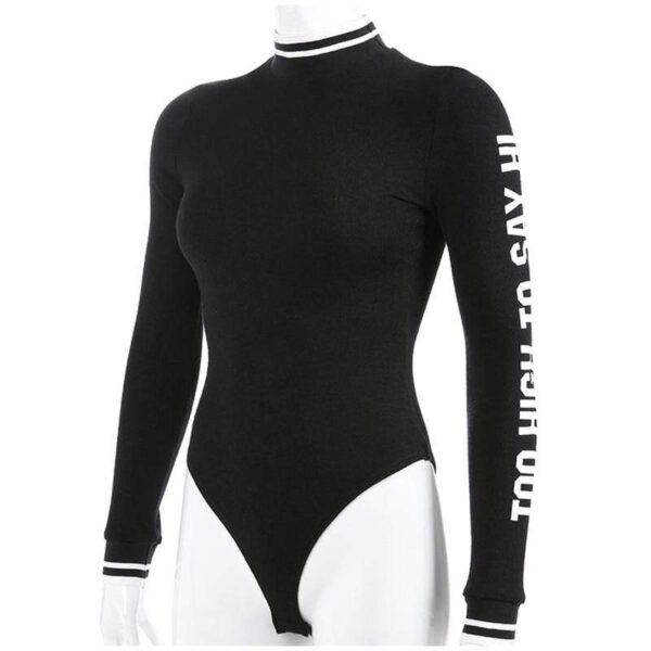 Kinky Cloth Bodysuit Turtleneck Too High Bodysuit