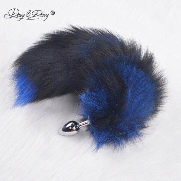 Kinky Cloth Blue Twilight Tail Plugs