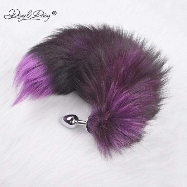 Kinky Cloth Purple Twilight Tail Plugs