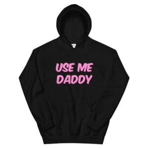 Kinky Cloth Black / S Use Me Daddy Pink Hoodie